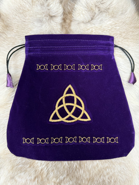 Triquetra Velvet Bag