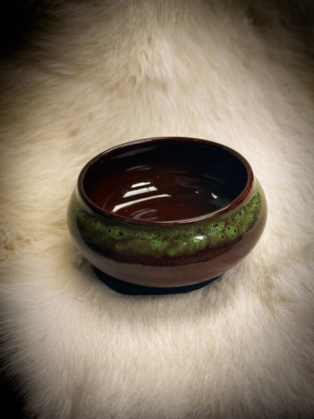 Ceramic Incense Burner Bowl- Green