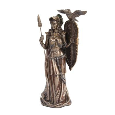 Athena with Shield Statue