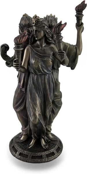 Hecate Triple Goddess Statue