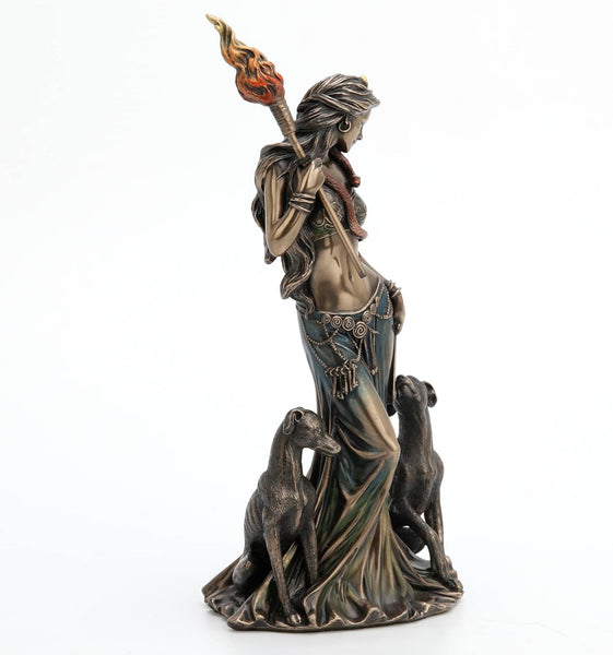 Hecate with Hounds Statue