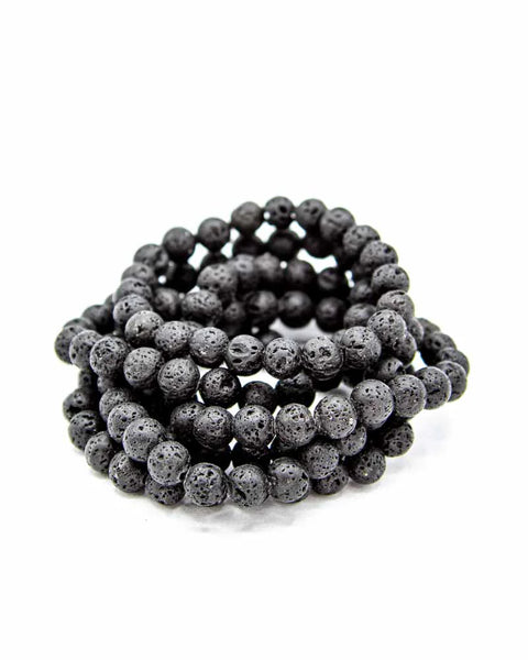 Lava Rock Bracelet - 8mm