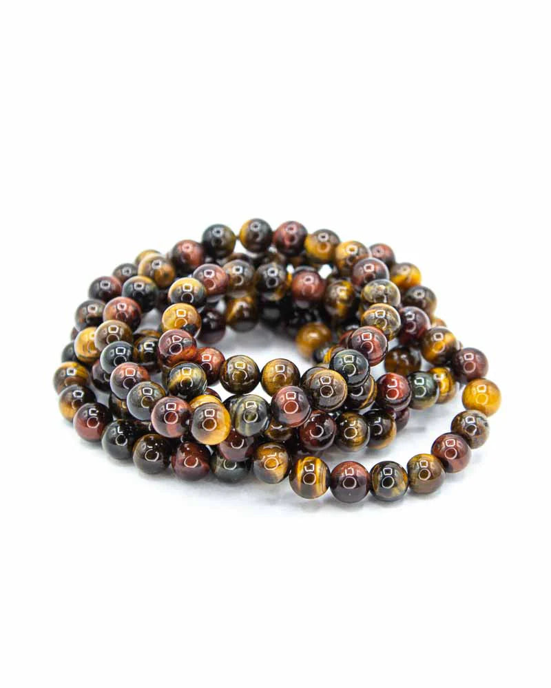 Mixed Tiger's Eye Bracelet - 8mm