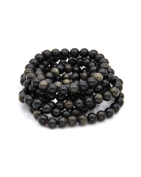 Obsidian Bracelet - 8mm