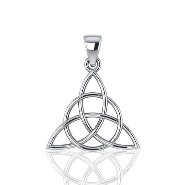 Sterling Silver Celtic Knot Triquetra Pendant