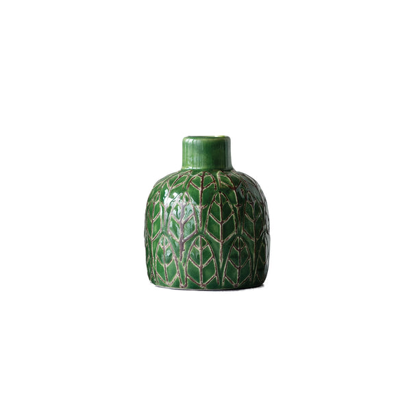 Embossed Stoneware Vases