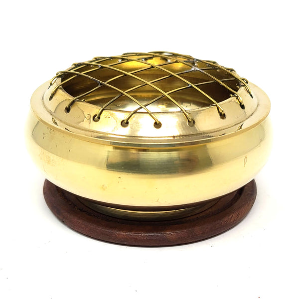 Brass Screen Charcoal Burner