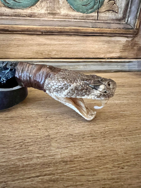 5" Rattlesnake Athame w/ Obsidian Blade