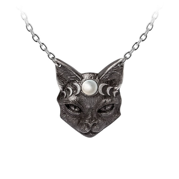 Mystic Moon Cat Pendant