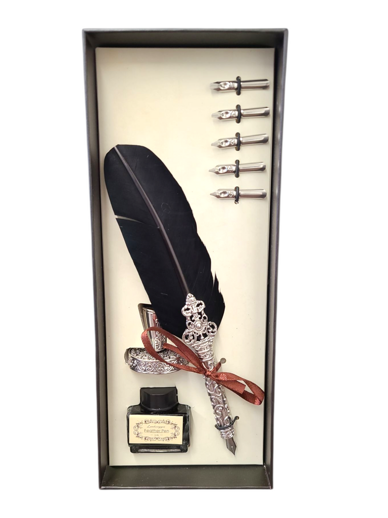 Black Feather Quill Set - Small