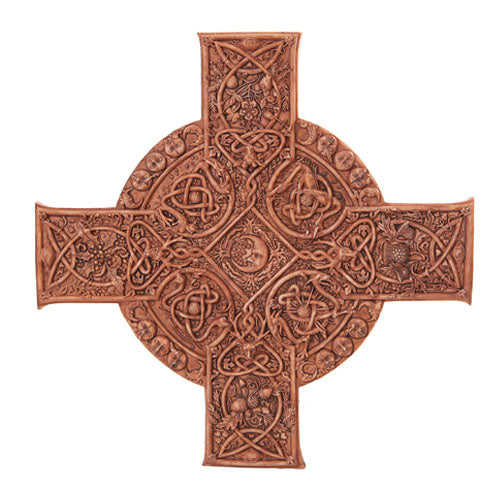 Elemental Celtic Cross Plaque