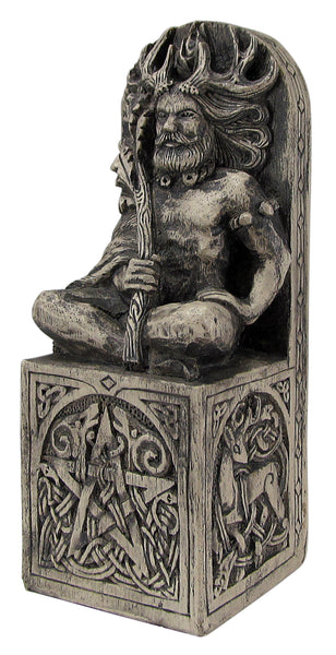 Seated God Statue - (Stone Finish)