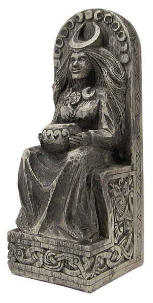 Seated Goddess Statue - (Stone Finish)