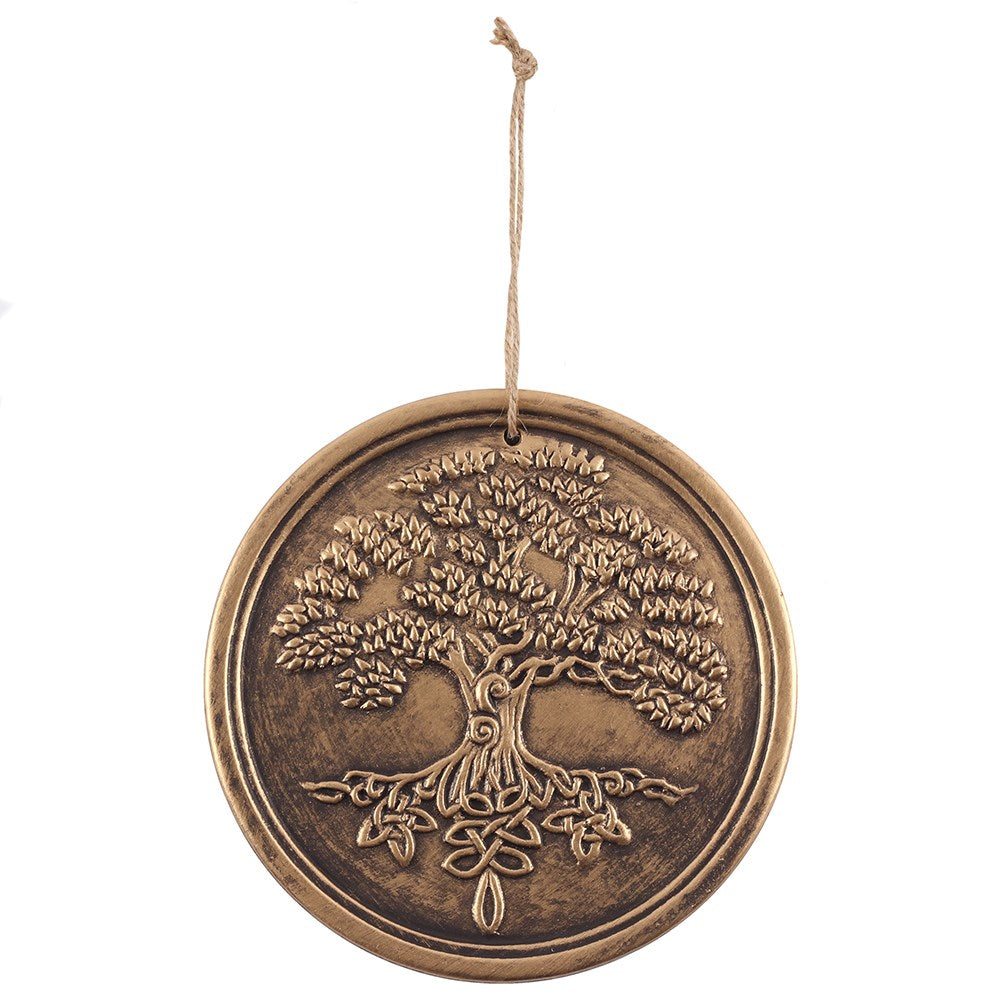 Bronze Terra Cotta Tree of Life Plaque