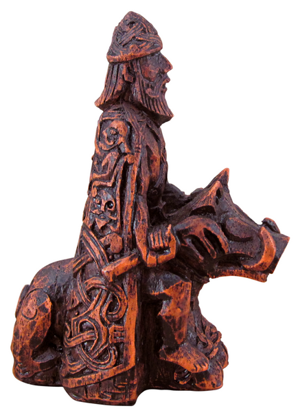 Freyr Figurine - Wood Finish