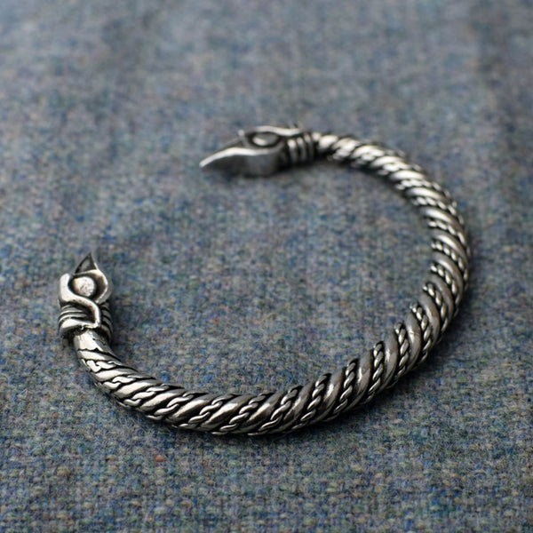 Small Odin's Raven (Huginn & Muninn) Bracelet (Oath Ring)