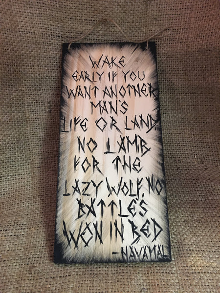 Havamal Plaque