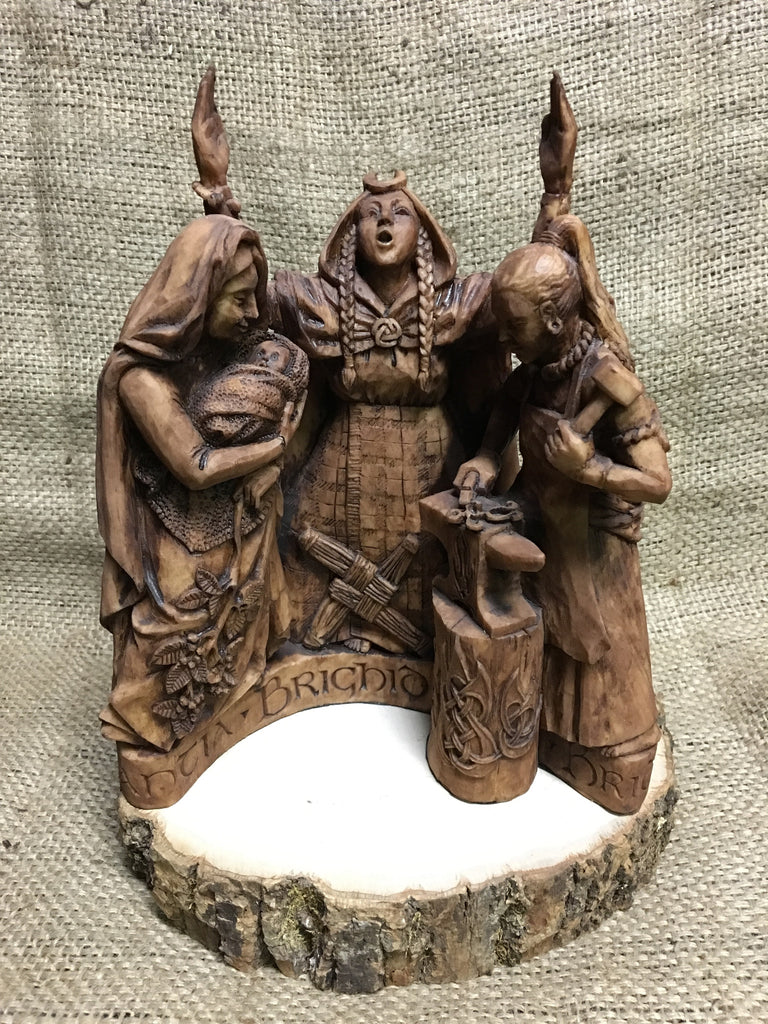 Brigid Statue - Triple Goddess