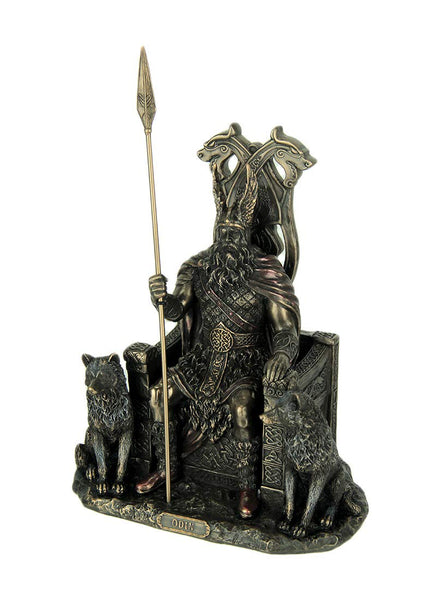 Odin on Throne Statue