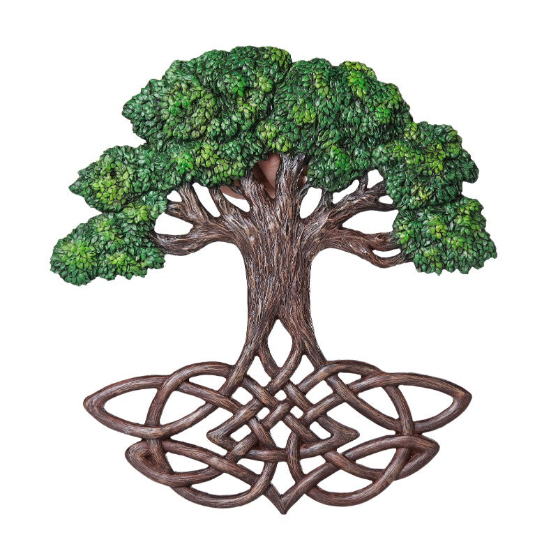 Tree of Life Wall Plaque - Painted
