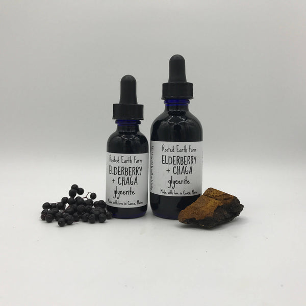 Organic Elderberry and Chaga Glycerite