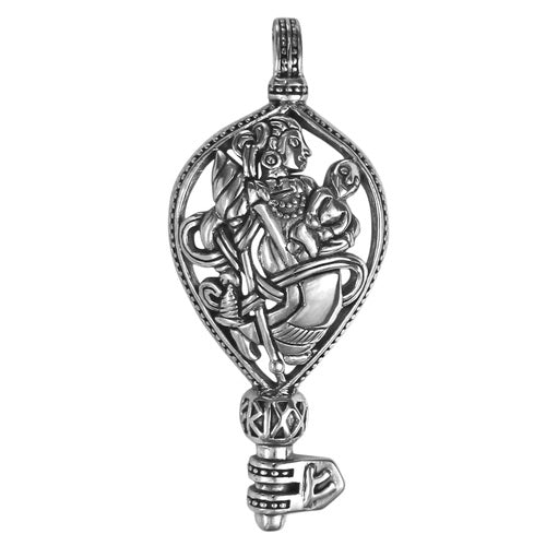 Sterling Silver Frigga’s Key Pendant