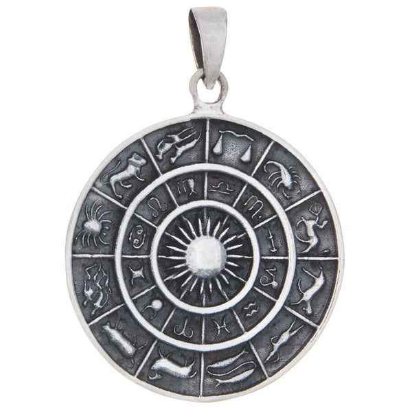 Astrology Wheel Celestial Pendant