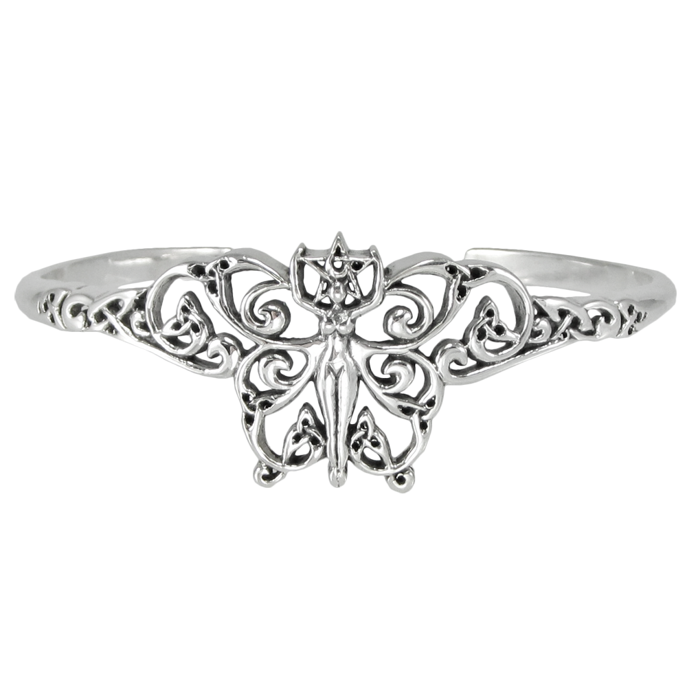 Sterling Silver Fairy Pentacle Bracelet