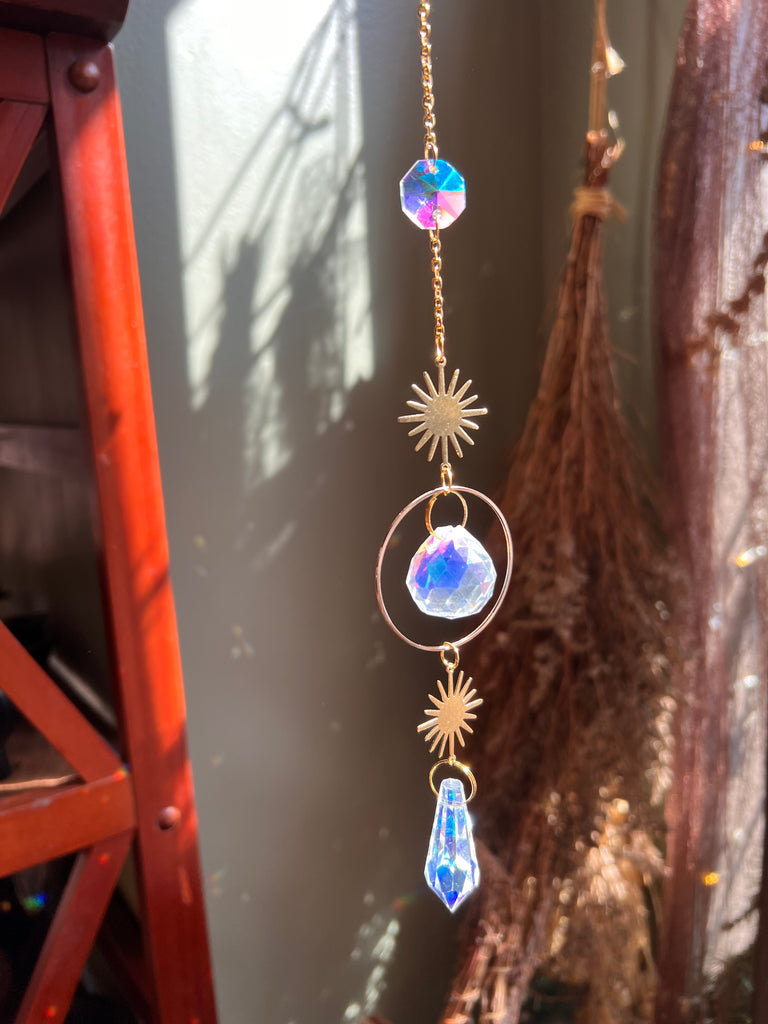 Sun and Crystal Suncatcher