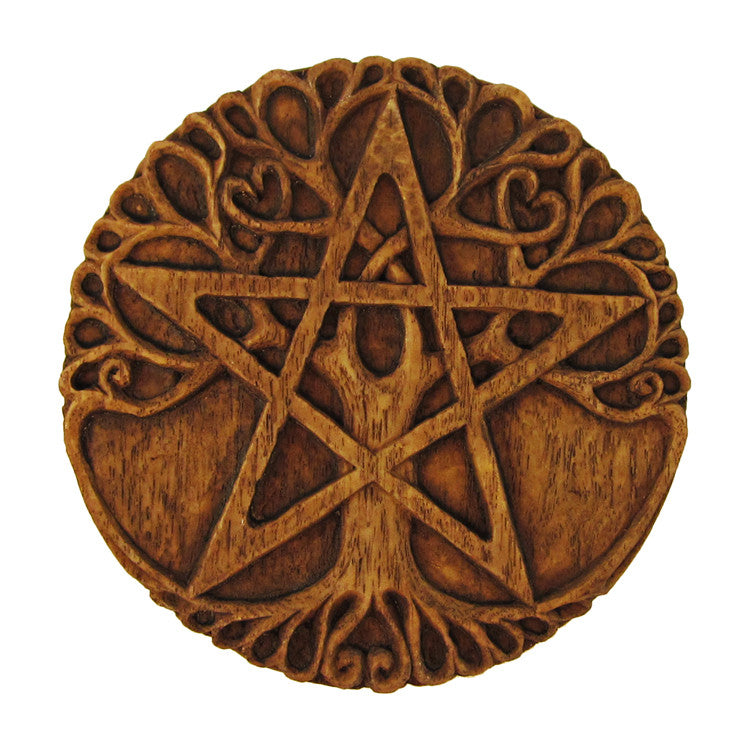 Small Tree Pentacle Wall Plaque
