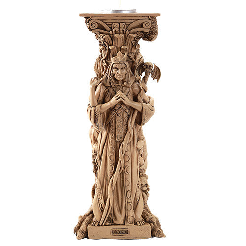 Triple Goddess (Maiden, Mother, Crone) Candle Holder
