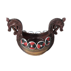 Viking Ship Tealight/Votive Candle Holder