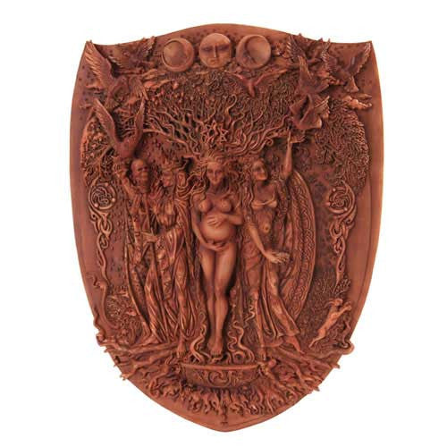 Maiden, Mother, Crone (Triple Goddess) Plaque - Large