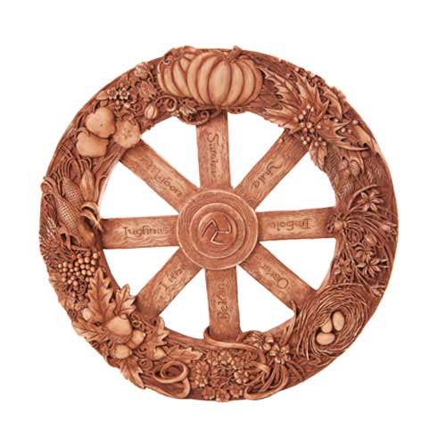 Spoked Wheel of the Year plaque