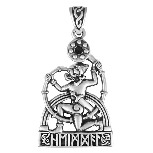 Sterling Silver Heimdall Pendant
