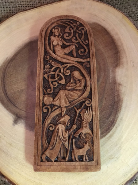 Maiden, Mother, Crone Plaque (Wood Finish)