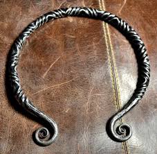 Hand Forged Nordic Iron Torc