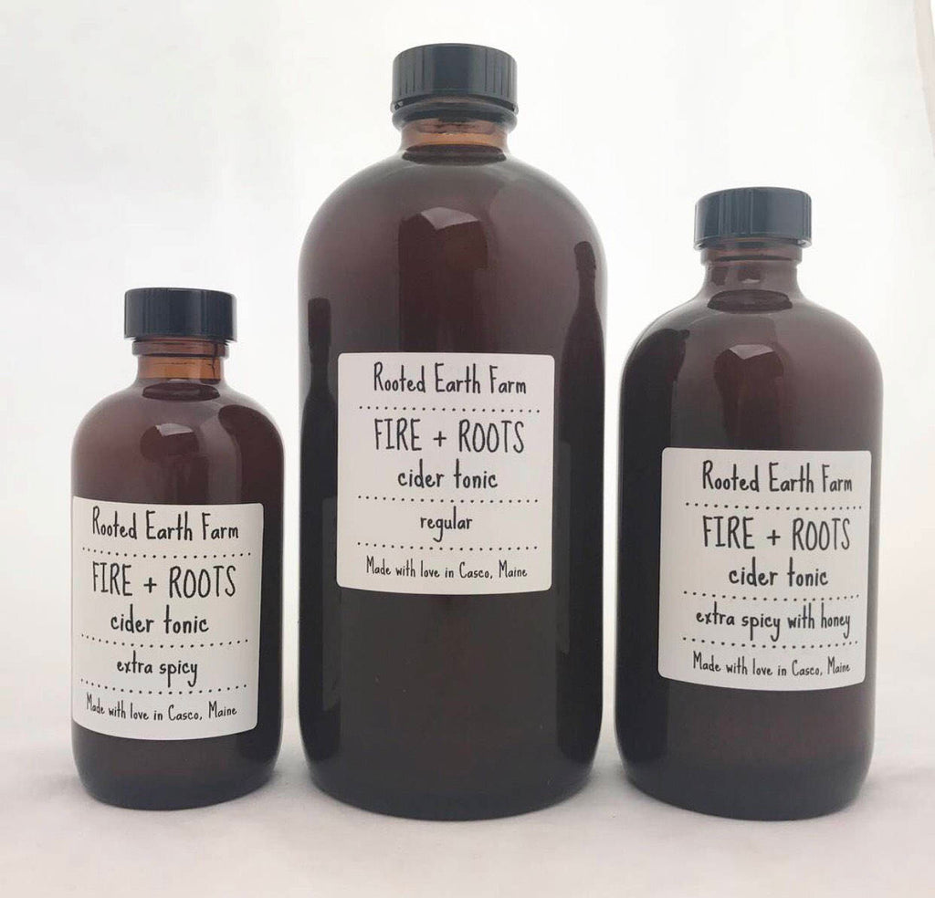 Fire and Roots Cider Tonic - Regular Spicy (8 oz. Jar)