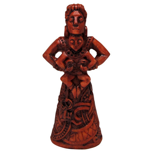 Frigga Figurine - Wood Finish