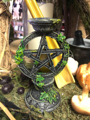 Pentacle Candle Holder