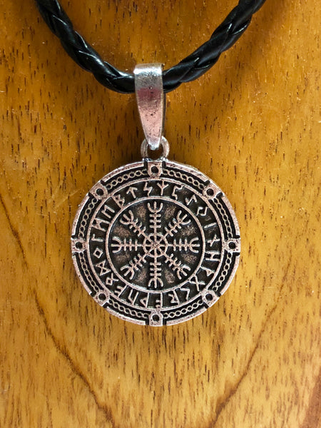 Helm of Awe with Runes Pendant