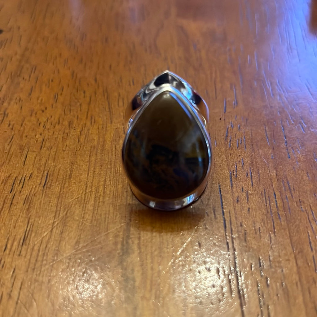 Sterling Silver and Tiger's Eye Ring