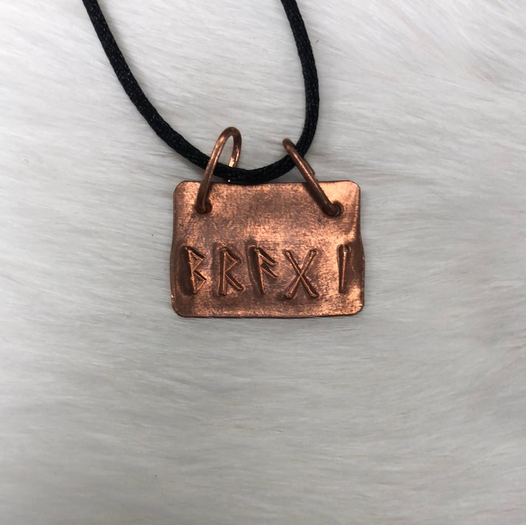 Copper Bragi Pendant Necklace