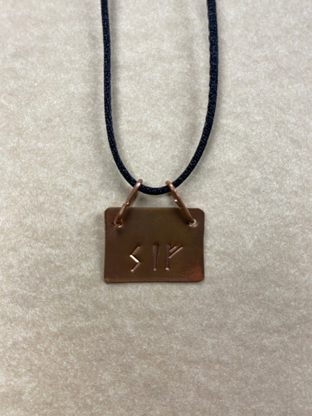 Copper Sif Pendant Necklace