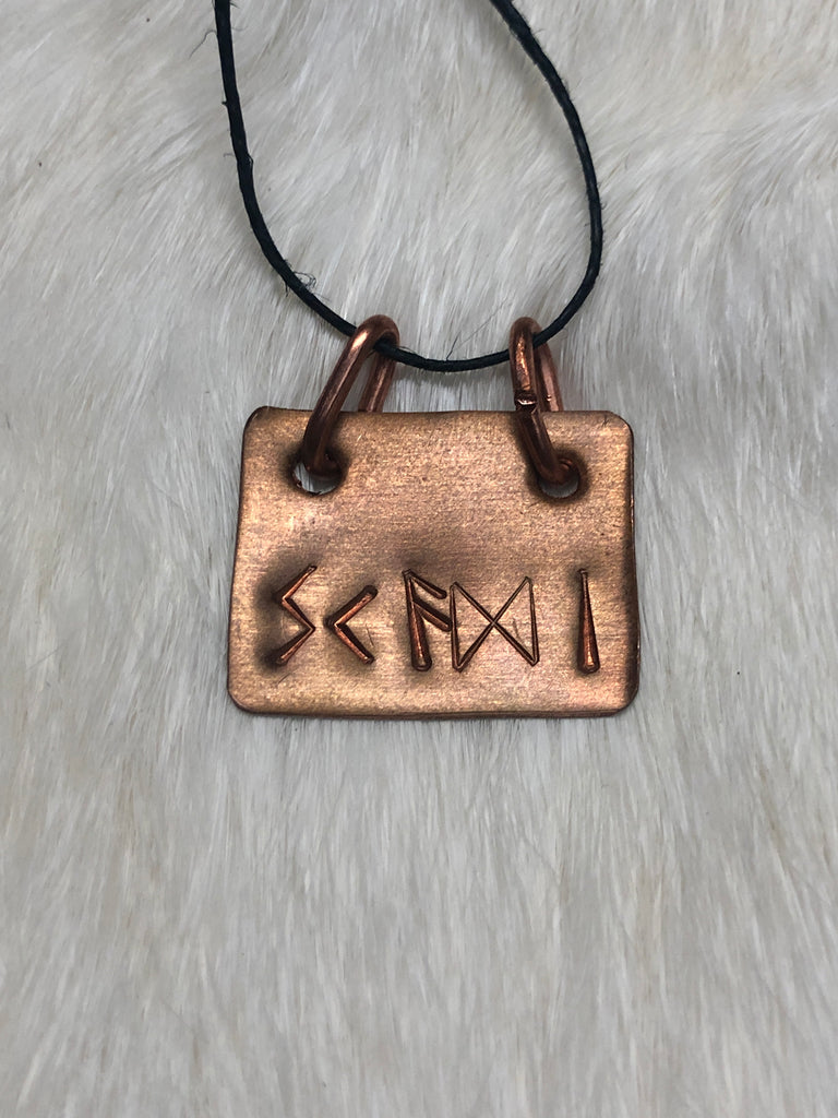 Copper Skadi Pendant Necklace