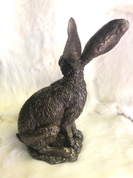 Bronze Hare Statue - Sitting