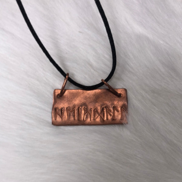Copper Heimdall Pendant Necklace