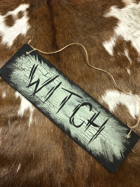 “Witch” Wall Plaque