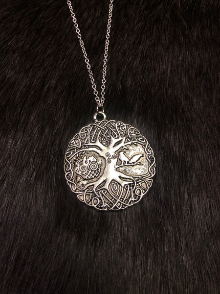 Odin Yggdrasil Pendant Necklace - 2 Sided