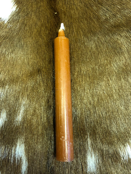 6" Taper Spell Candle - Brown